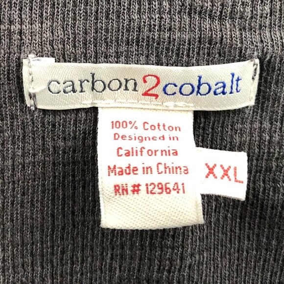 Carbon2Cobalt Mens Sweater Size XXL1/4 Zip Pullover Long Sleeve Pullover Knit - Picture 3 of 10
